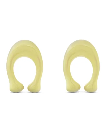 Cercei dama  37506222, Sintetic, 0 EU, Verde/Auriu
