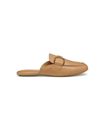 Papuci dama  304622045, Piele naturala, Bej, Bej