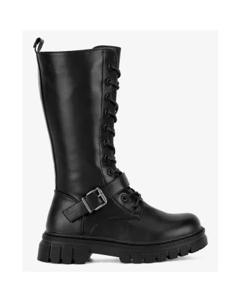 Ghete fete  Sintetic, Negru
