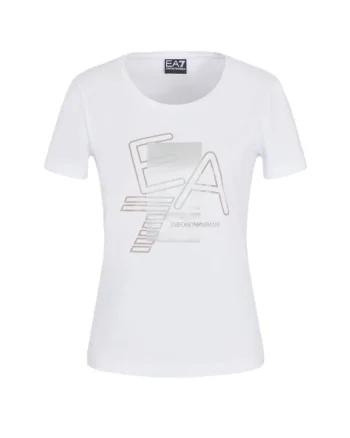 Tricou EA7 W TEE SS BOX LOGO CROSSOVER