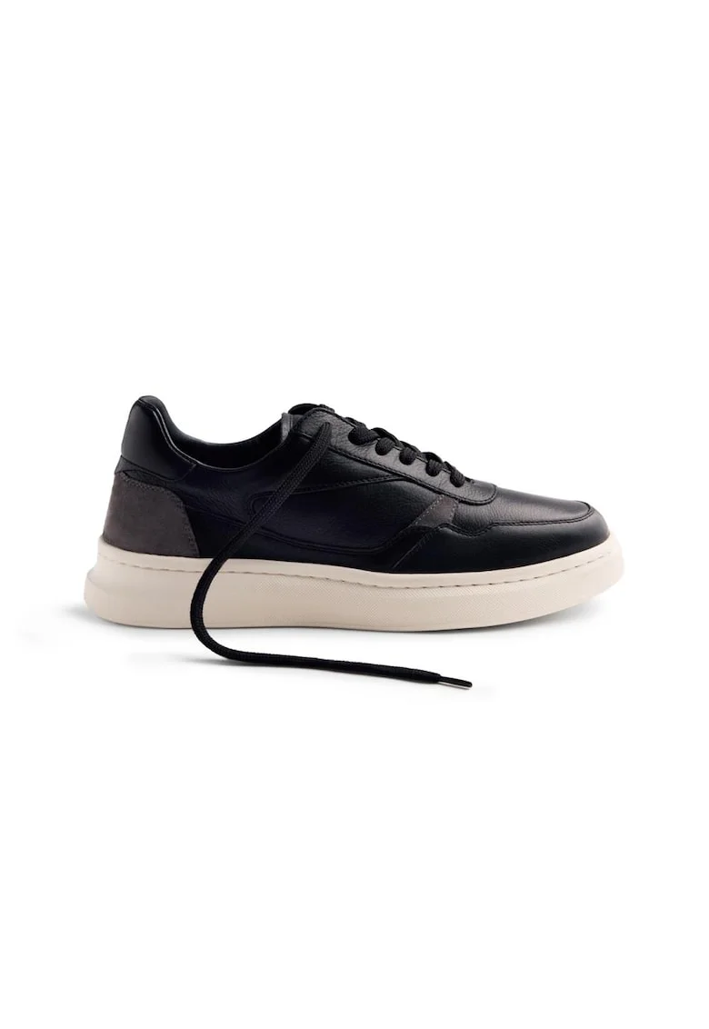 Pantofi sport de piele Ansel, Negru