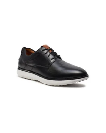 Pantofi barbati  24803, Piele naturala, Negru