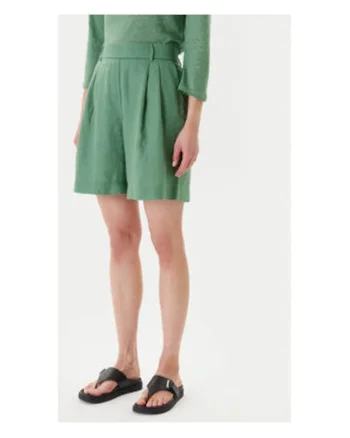 Pantaloni dama,  100% in, verde, Verde