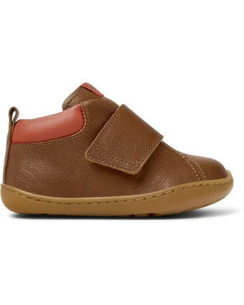 Botine de piele Peu Cami, Maro