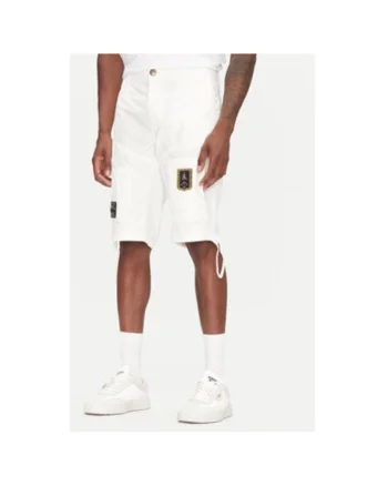 Pantaloni scurti barbati  251BE041CT1122, Bumbac, Alb, Alb
