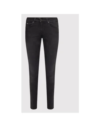 Pantaloni dama  PL204174S98, Bumbac/Poliester, Negru, Negru