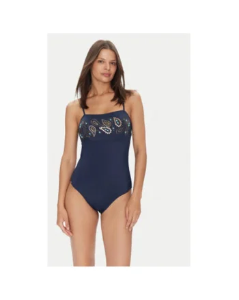Costum de baie dama  BN258, Poliamida/Elastan, Bleumarin, Bleumarin