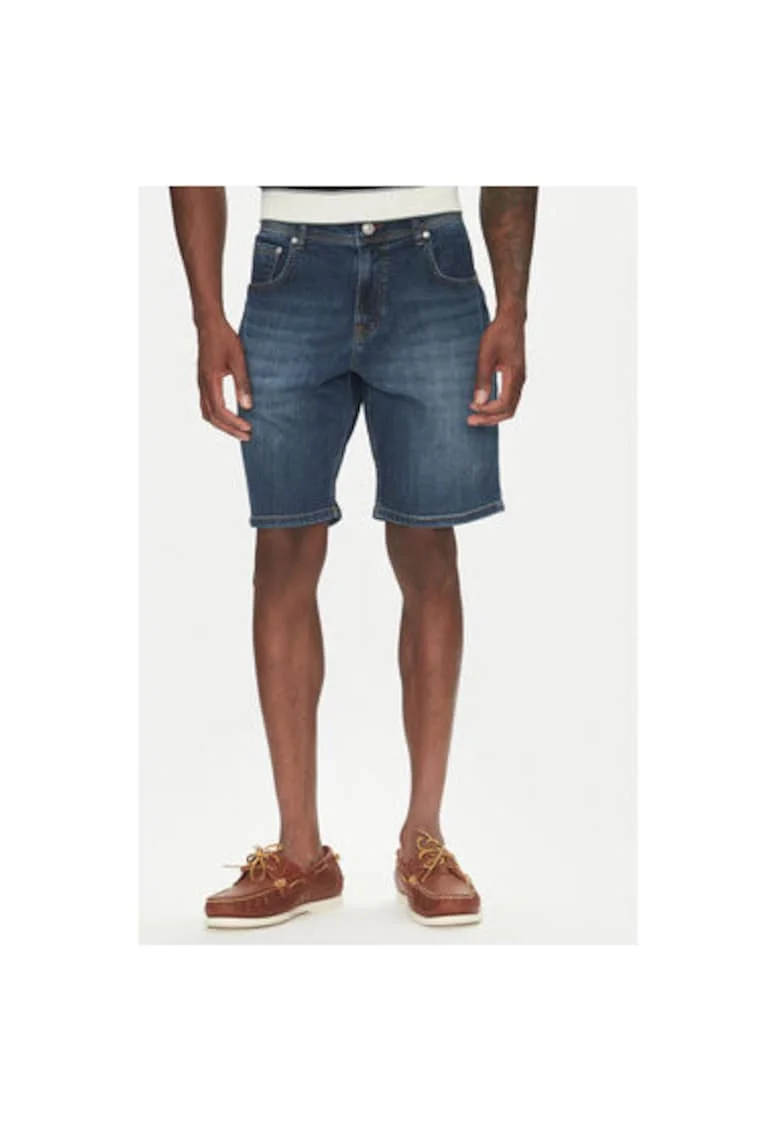 Pantaloni scurti din denim barbati  26655670, Bumbac/Lyocell, Bleumarin, Bleumarin