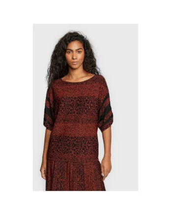 Pulover dama  223959, Rayon/Nylon, XS INTL, Maro
