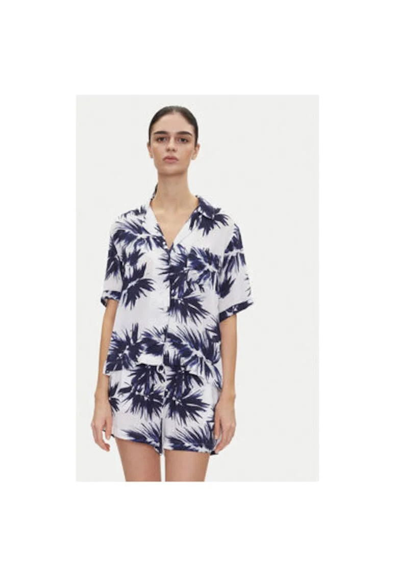 Pijama dama  YI90052, Viscoza, Bleumarin
