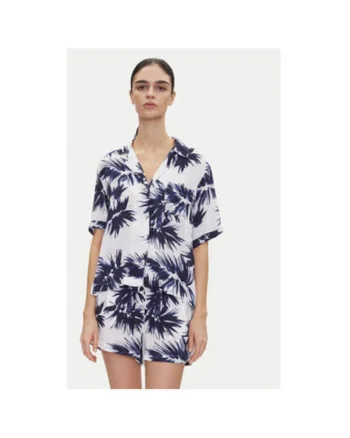 Pijama dama  YI90052, Viscoza, Bleumarin