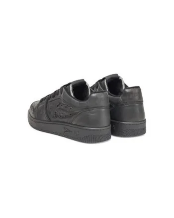 Pantofi sport barbati, BG4001 PX496,  Piele naturala, Negru