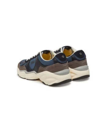 Pantofi sport barbati, SS25/026,  Piele naturala, Bleumarin