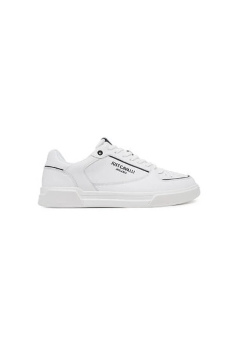 Pantofi sport barbati, 78QA3SB2 ZPA91,  Piele naturala, Alb, Alb