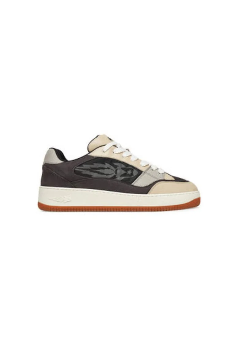 Pantofi sport barbati, BB5013 PX643,  Piele naturala, Negru