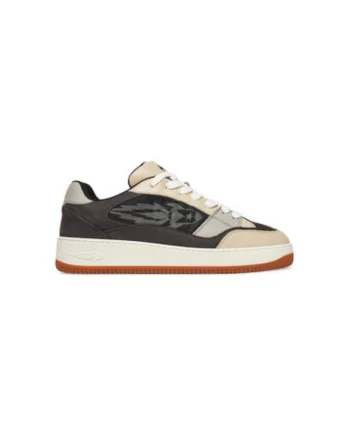 Pantofi sport barbati, BB5013 PX643,  Piele naturala, Negru