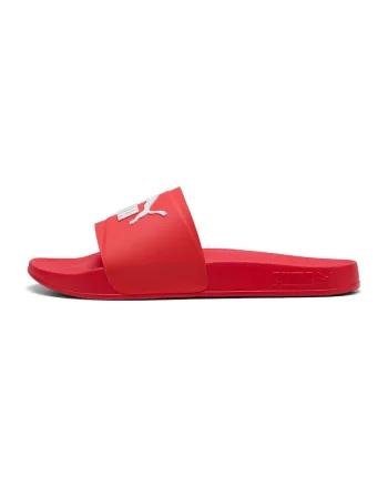 Papuci cu logo Leadcat 2.0 Flex, Rosu/Alb