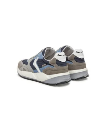 Pantofi sport barbati, 2018288,  Piele naturala, 45 EU, Bleumarin/Gri, Gri/Bleumarin