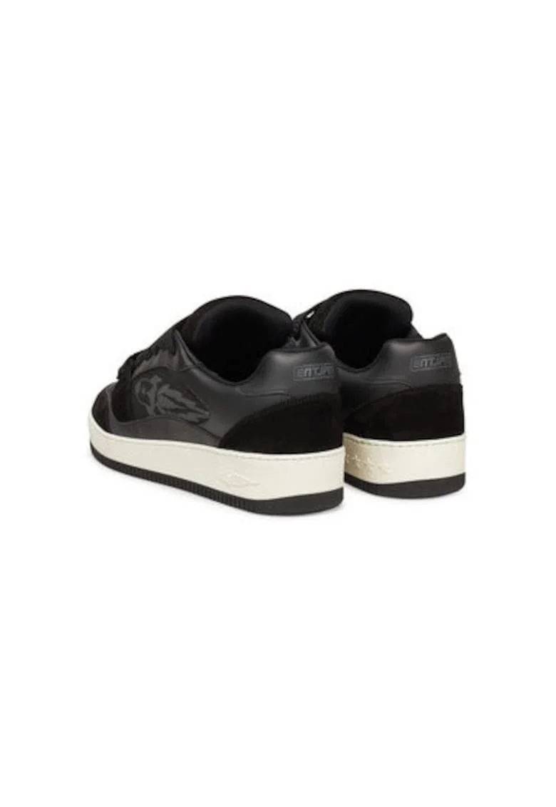Pantofi sport barbati, BB5013 PX234,  Piele naturala, Negru, Negru