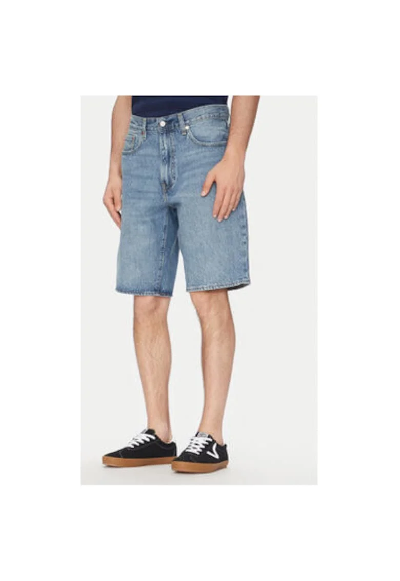 Pantaloni scurti din denim barbati Levi S, 001JM-0005, Bumbac, Albastru, Albastru