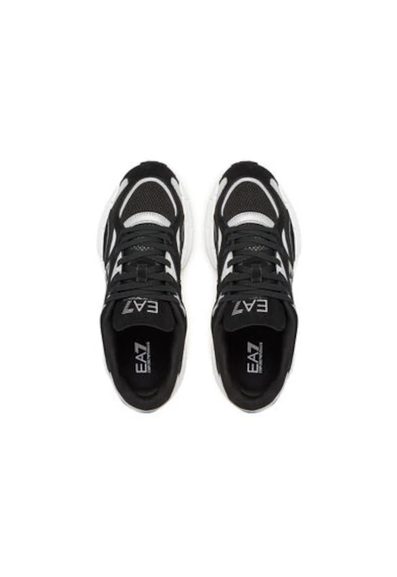 Pantofi sport barbati, X8X237 XK425,  Emporio Armani, Textil, Negru, Negru