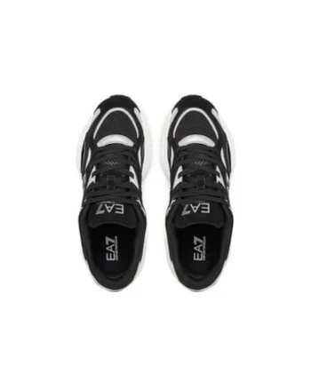 Pantofi sport barbati, X8X237 XK425,  Emporio Armani, Textil, Negru, Negru