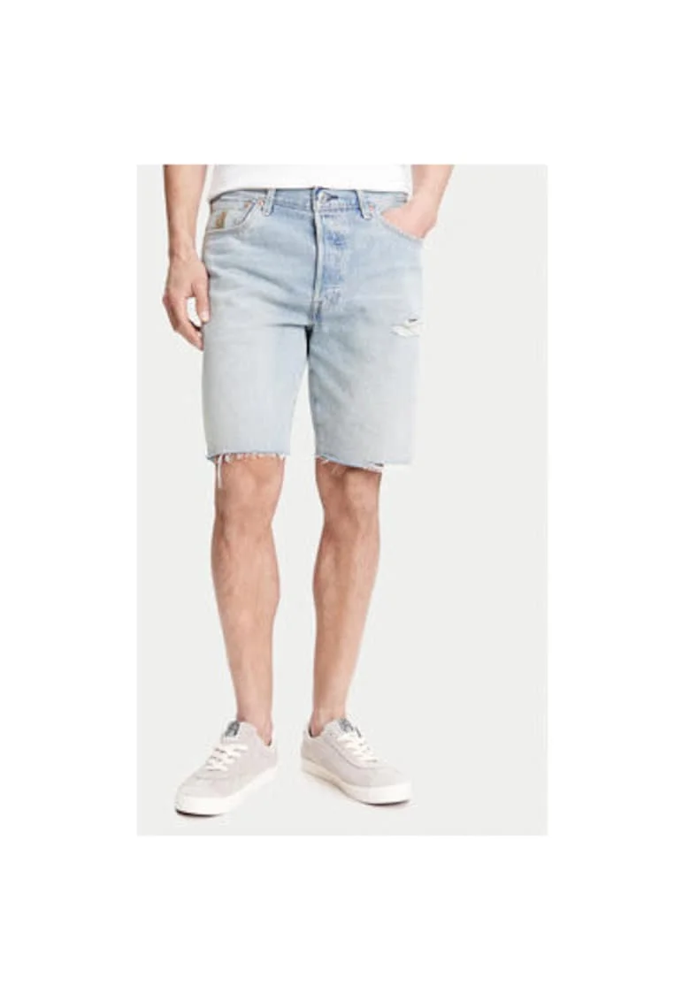 Pantaloni scurti din denim barbati Levi S, 36512-0257, Bumbac, Albastru, Albastru