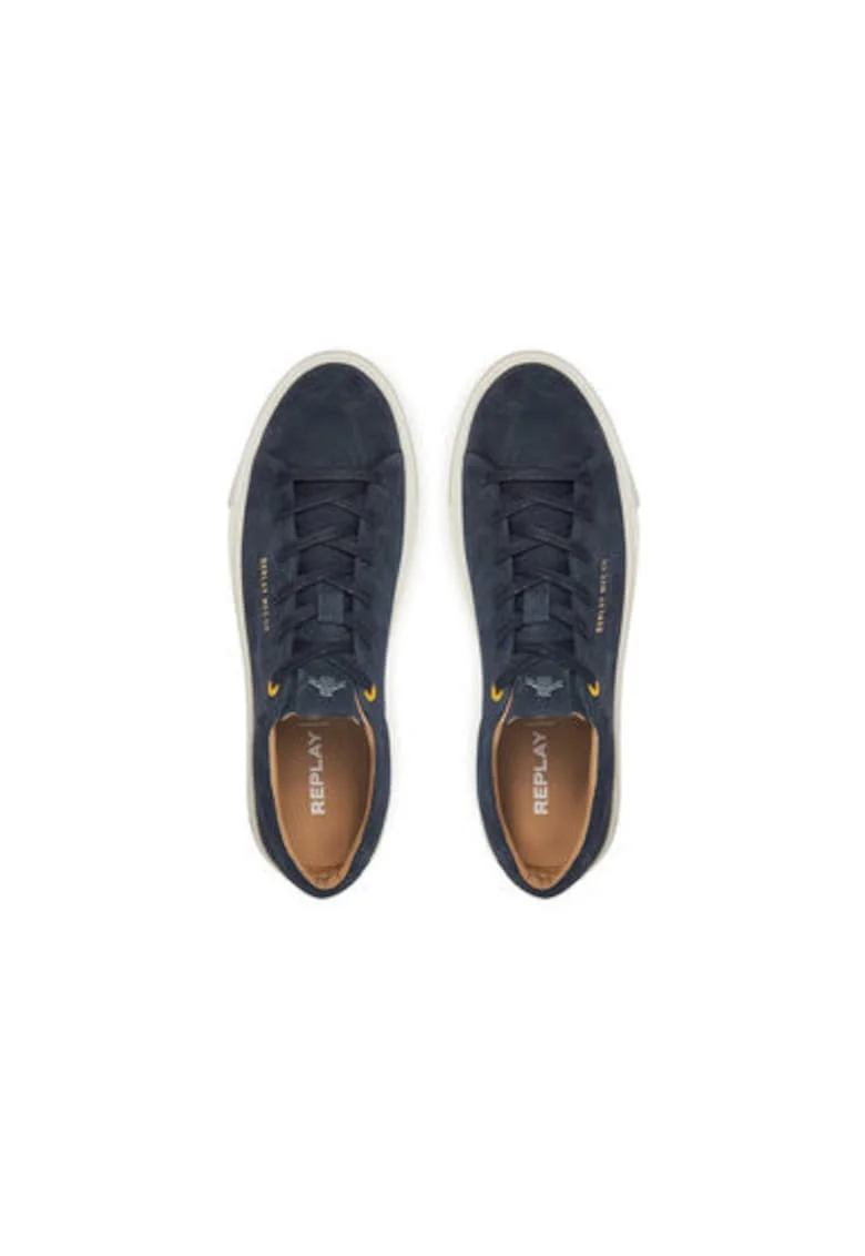 Pantofi sport barbati, GMZ6U .000.C0001L,  Piele naturala, Bleumarin, Bleumarin