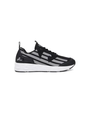Pantofi sport barbati, X8X217 XK433,  Emporio Armani, Textil, Negru, Negru