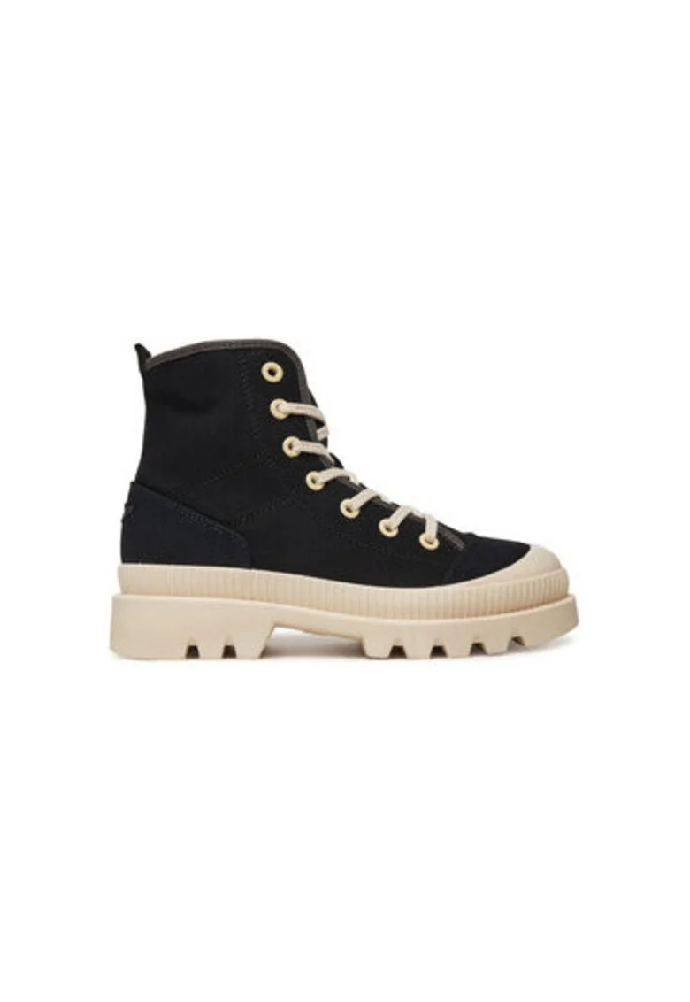 Pantofi sport dama, 251SC305DCT3541,  Piele naturala, Negru, Negru