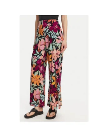 Pantaloni dama  EBJNP00127, Viscoza, Multicolor, Multicolor