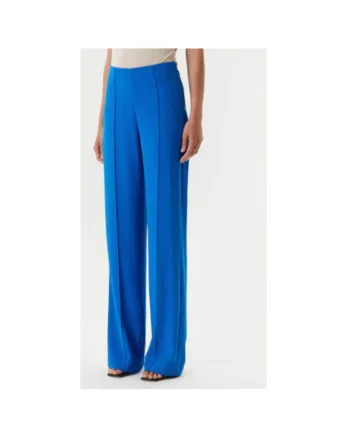 Pantaloni dama  241-PBARY, Poliester reciclat, Albastru, Albastru