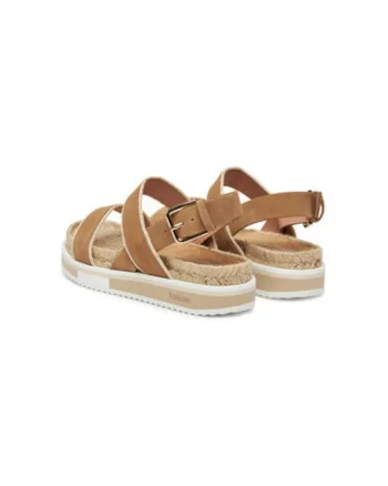 Sandale dama, SA16405G0MTF0122,  Piele naturala, Maro