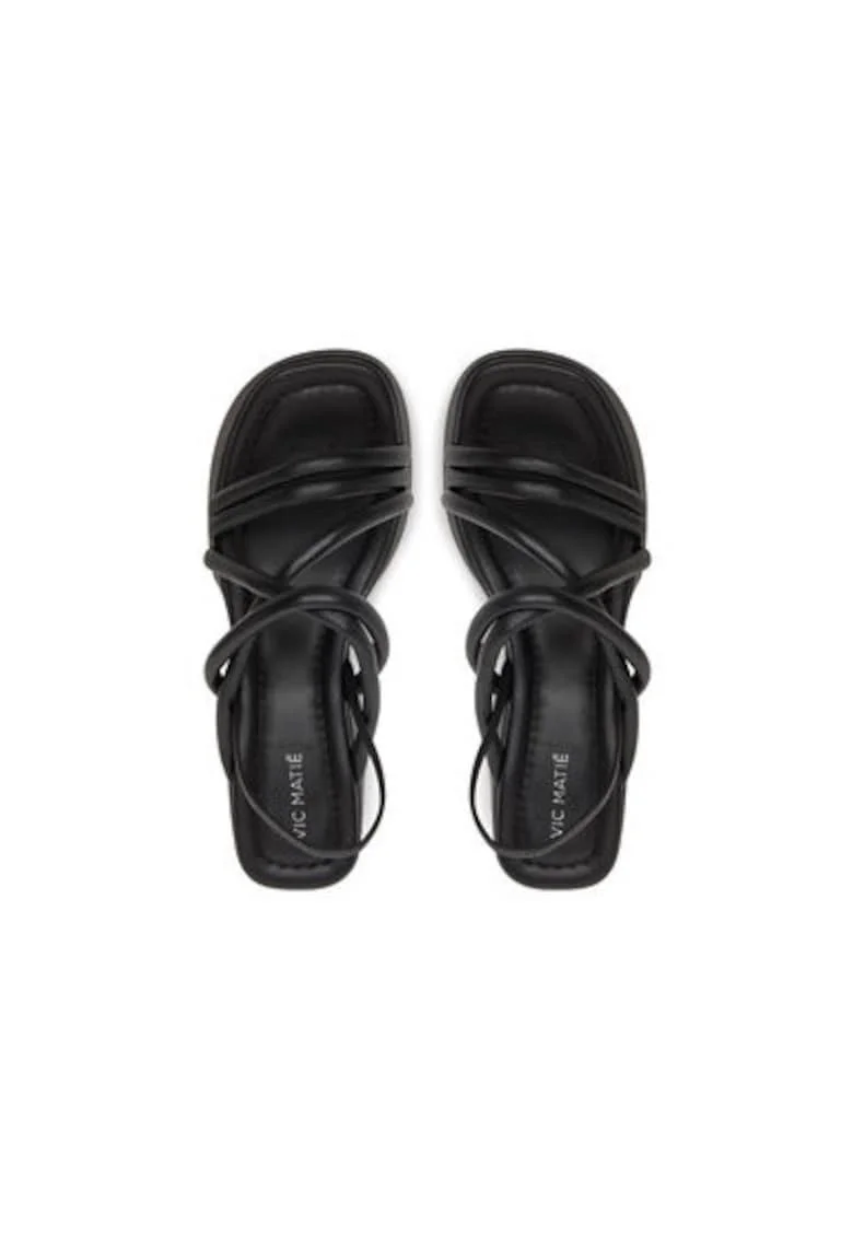 Sandale dama, 1G3152D C06G200101, Vic Matie, Piele naturala, Negru