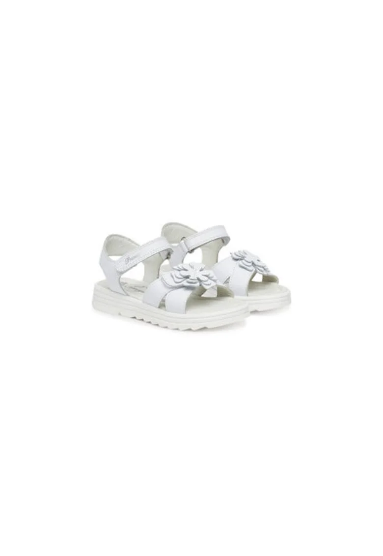 Sandale fete, 7917700,  Piele naturala, Alb, Alb