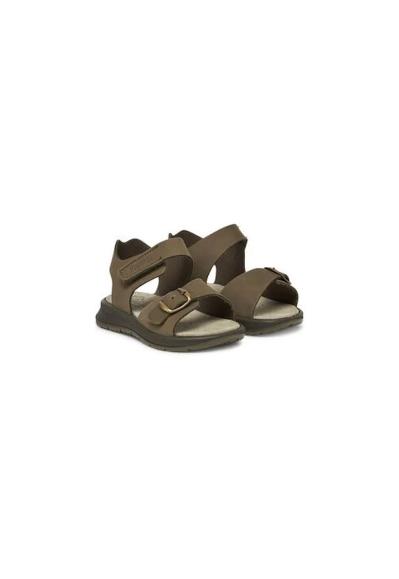 Sandale baieti, 7870711,  Piele naturala, Kaki, Kaki