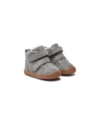 Ghete fete  6906744, Piele naturala, Gri