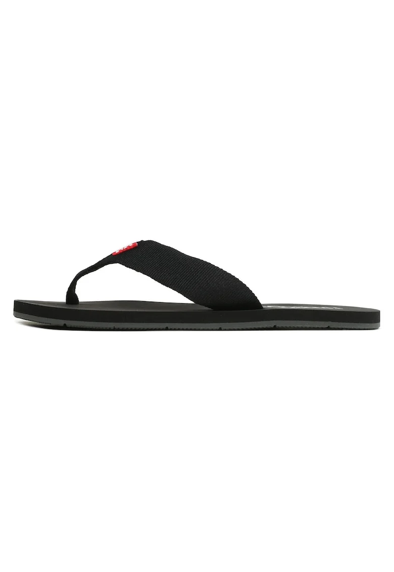 Papuci flip-flop barbati  11954, Textil, 40 EU, Negru