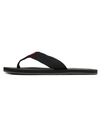 Papuci flip-flop barbati  11954, Textil, 40 EU, Negru