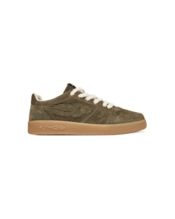 Pantofi sport barbati, BB5003 PX002,  Piele naturala, 44 EU, Verde