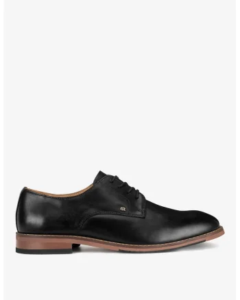 Pantofi barbati  5904862302553, Piele naturala, Negru, Negru