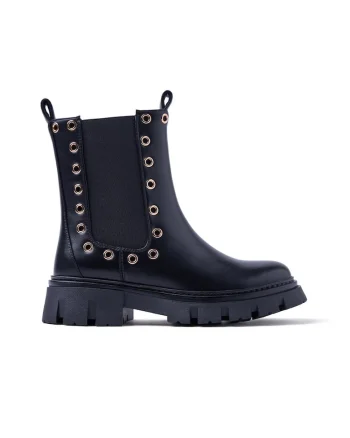 Ghete cu insertie elastica, Negru