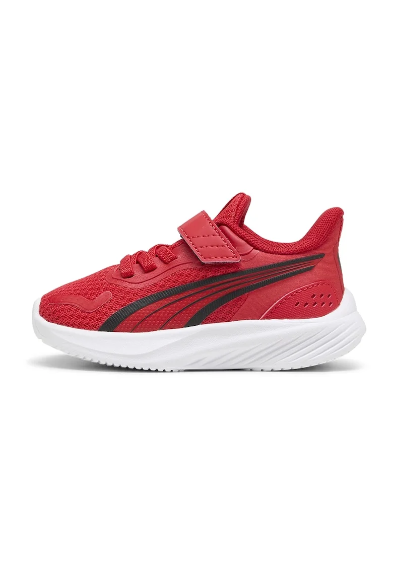 Pantofi sport Pounce AC+ cu velcro, Rosu/Alb/Negru