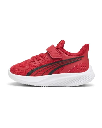 Pantofi sport Pounce AC+ cu velcro, Rosu/Alb/Negru