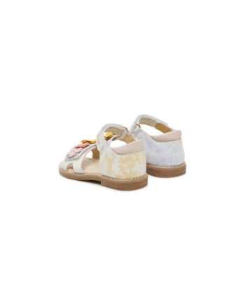 Sandale fete, 7913522,  Piele naturala, Multicolor, Multicolor