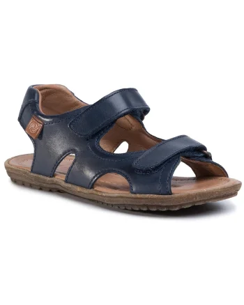 Sandale baieti,  SKY, Naturino, Piele naturala, Bleumarin, Bleumarin