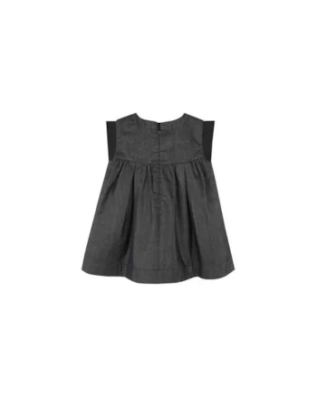 Rochie fete  Z30514 Z12, Bumbac/Poliester, Gri, Gri