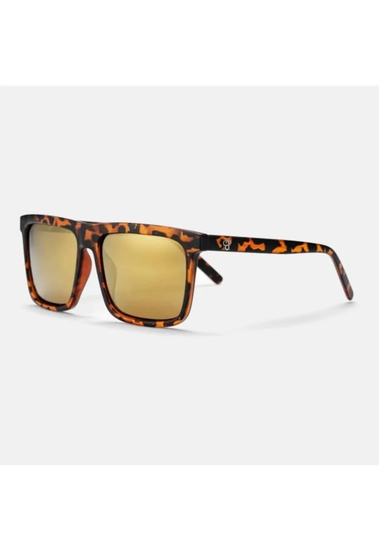 Ochelari de soare dama,  polarizati, protectie UV400, maro, dimensiuni 52x12x145mm