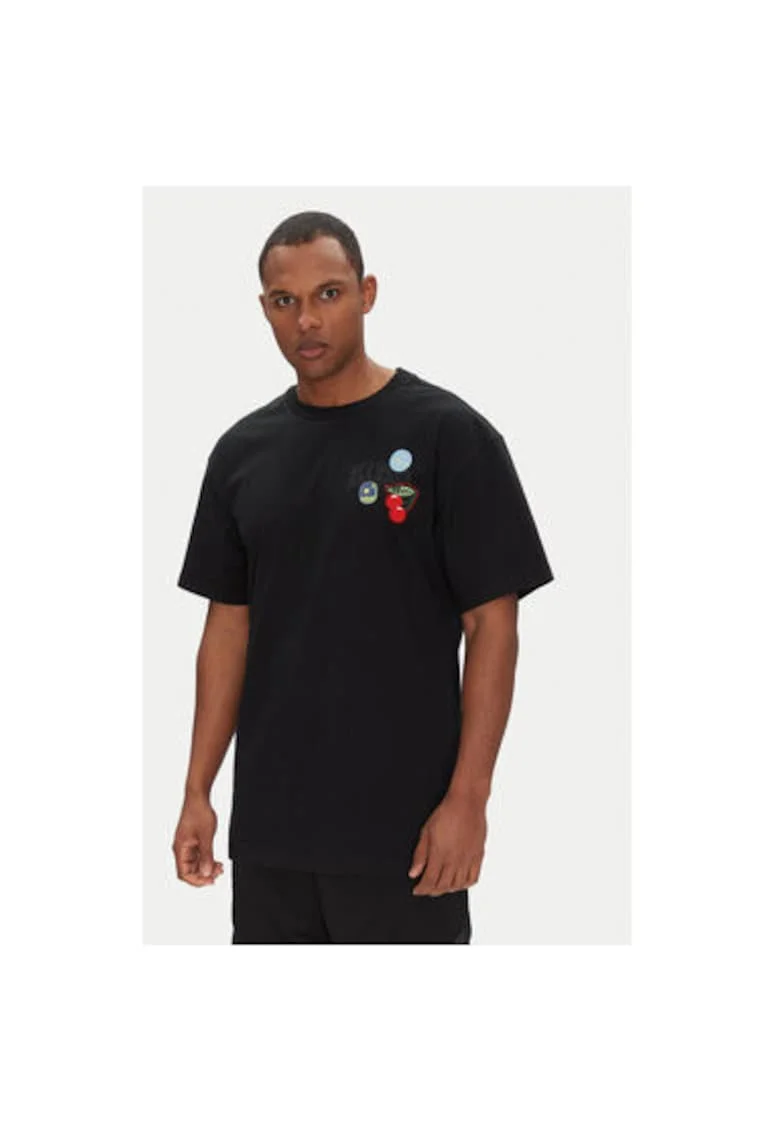 Tricou barbati  SHZ21993011, Bumbac, Negru, Negru