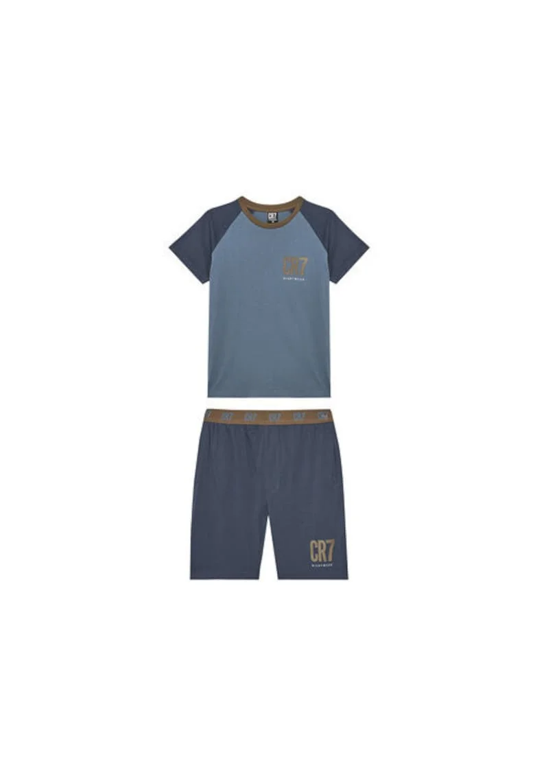 Pijama baieti Cristiano Ronaldo Cr7, 300 8770 41, Bumbac, Multicolor, Multicolor